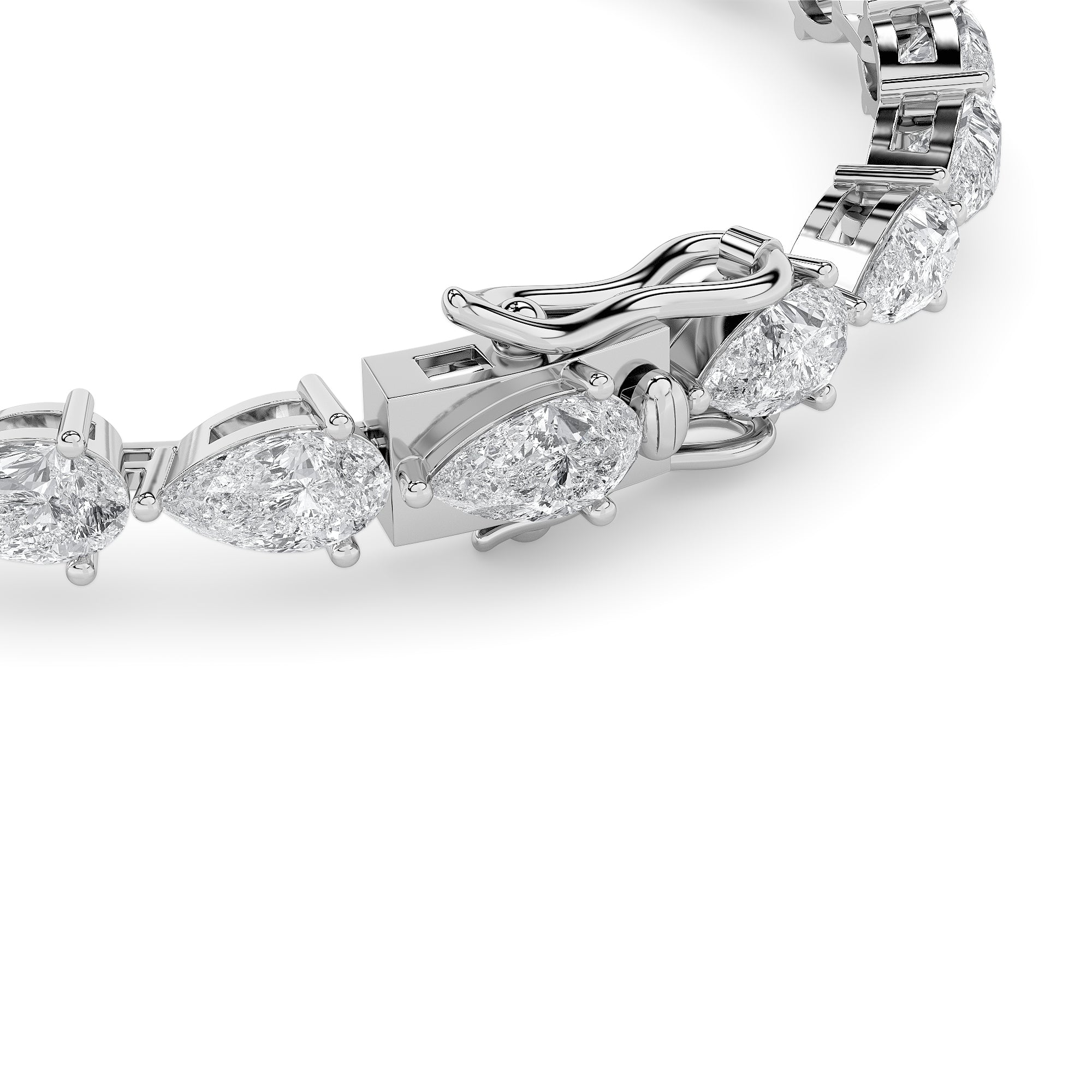 Pear Cut Tennis Bracelet