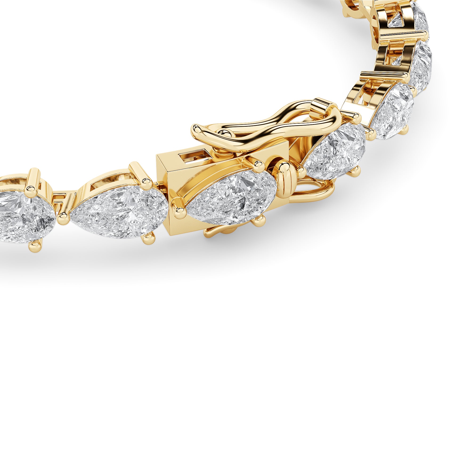 Pear Cut Tennis Bracelet
