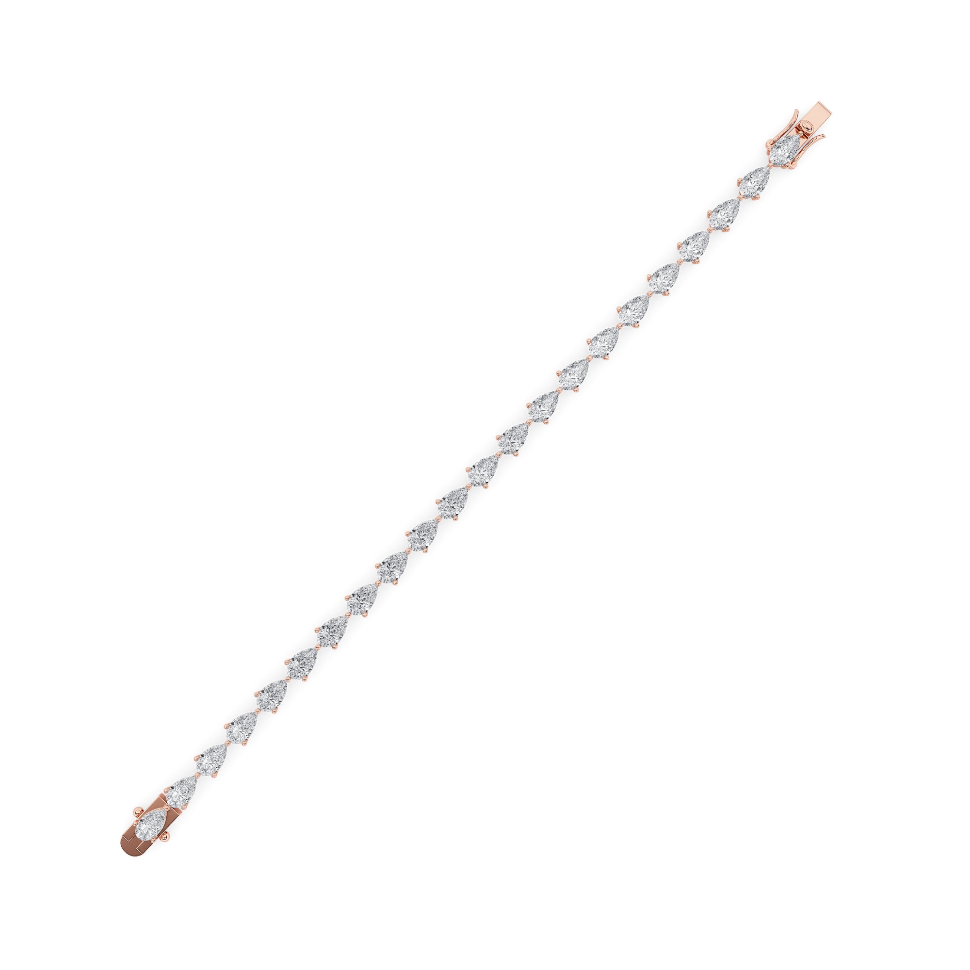 Pear Cut Tennis Bracelet