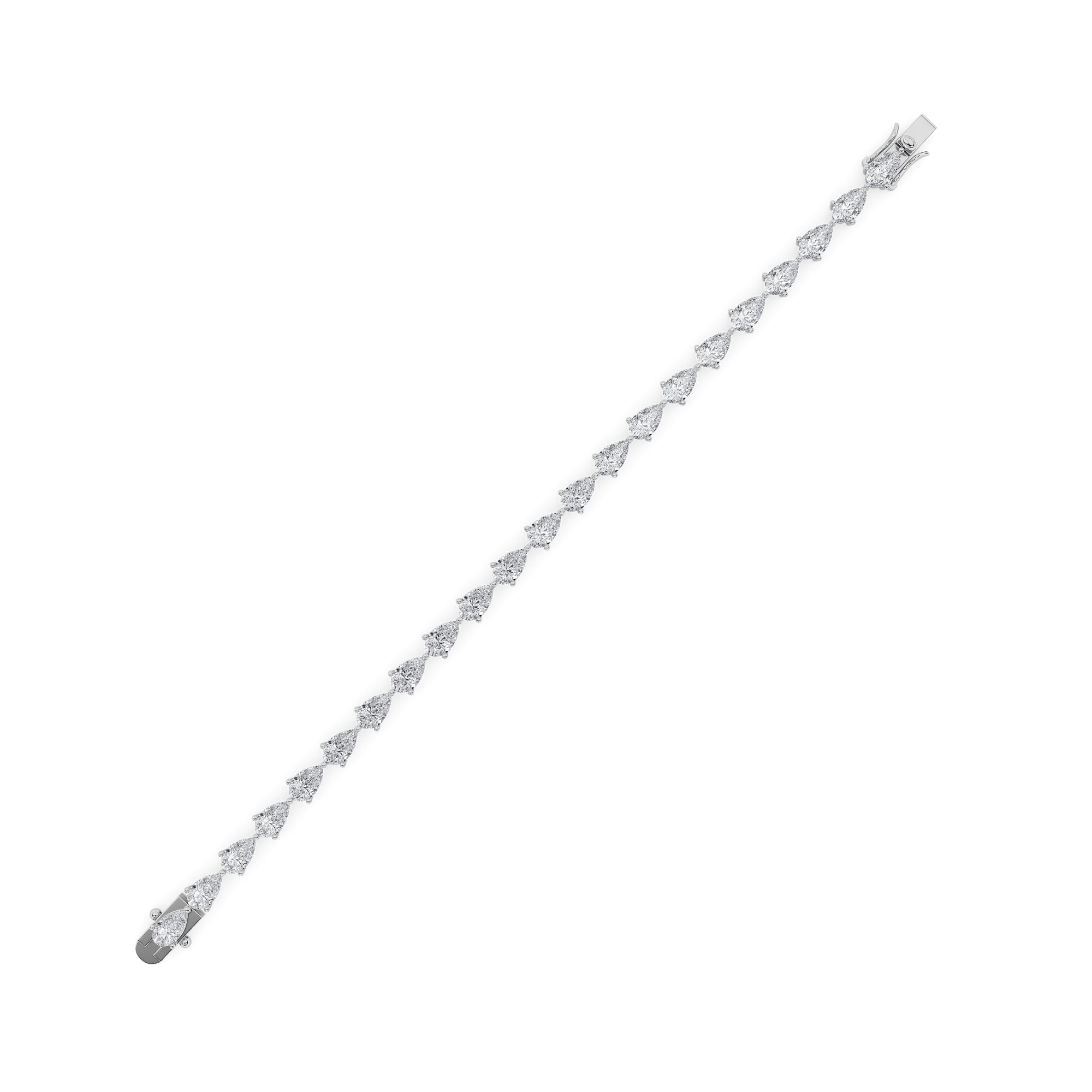 Pear Cut Tennis Bracelet