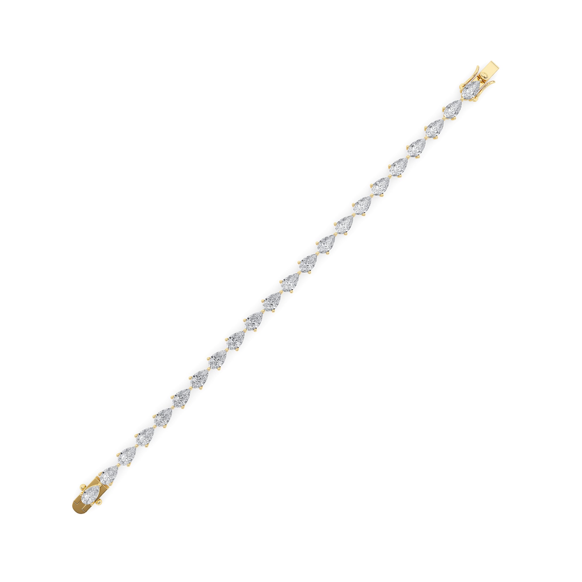 Pear Cut Tennis Bracelet