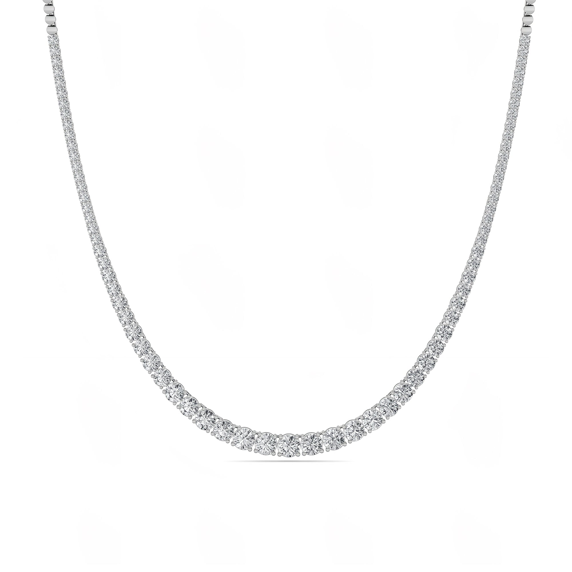 The Cascading Tennis Necklace