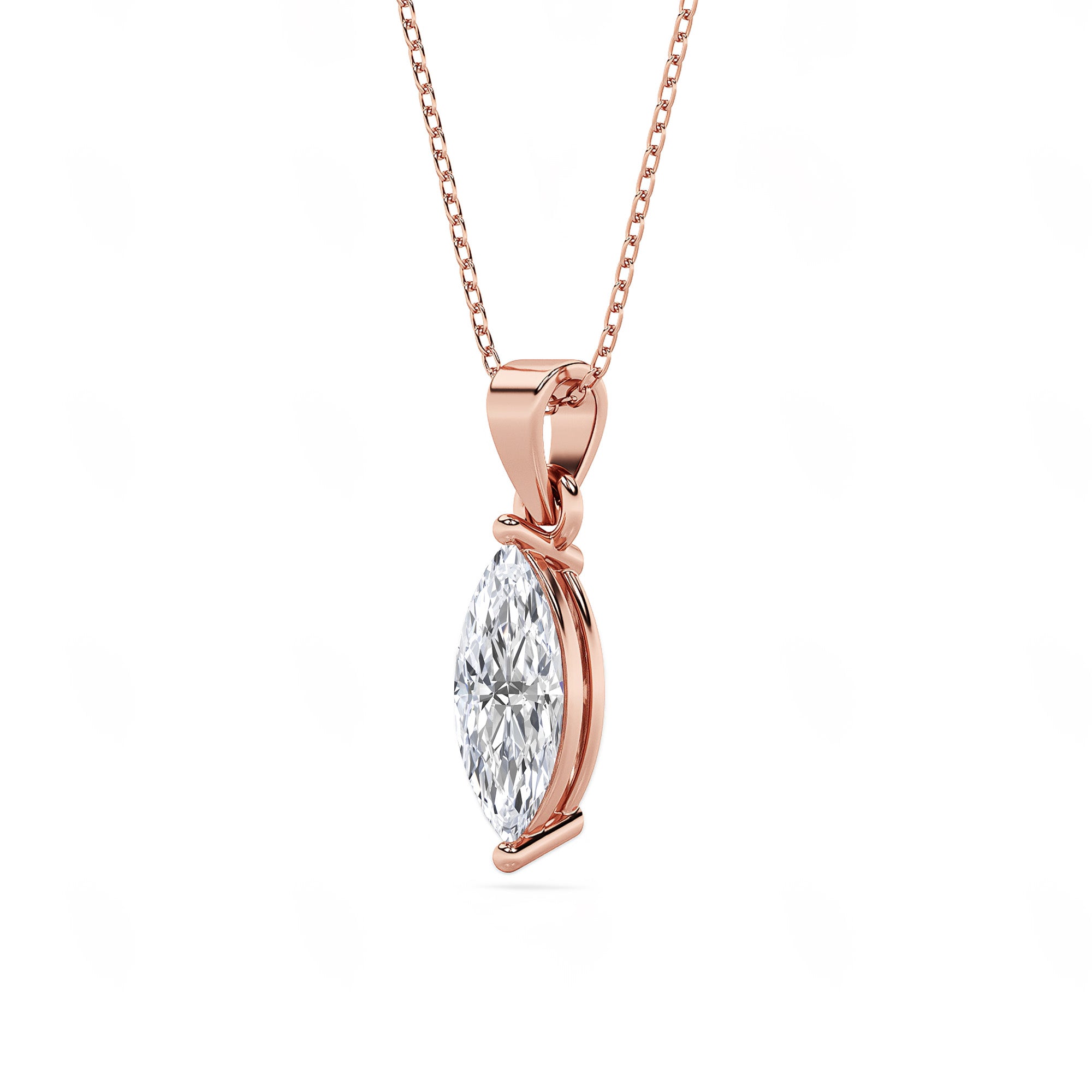 Marquise Solitaire Pendant