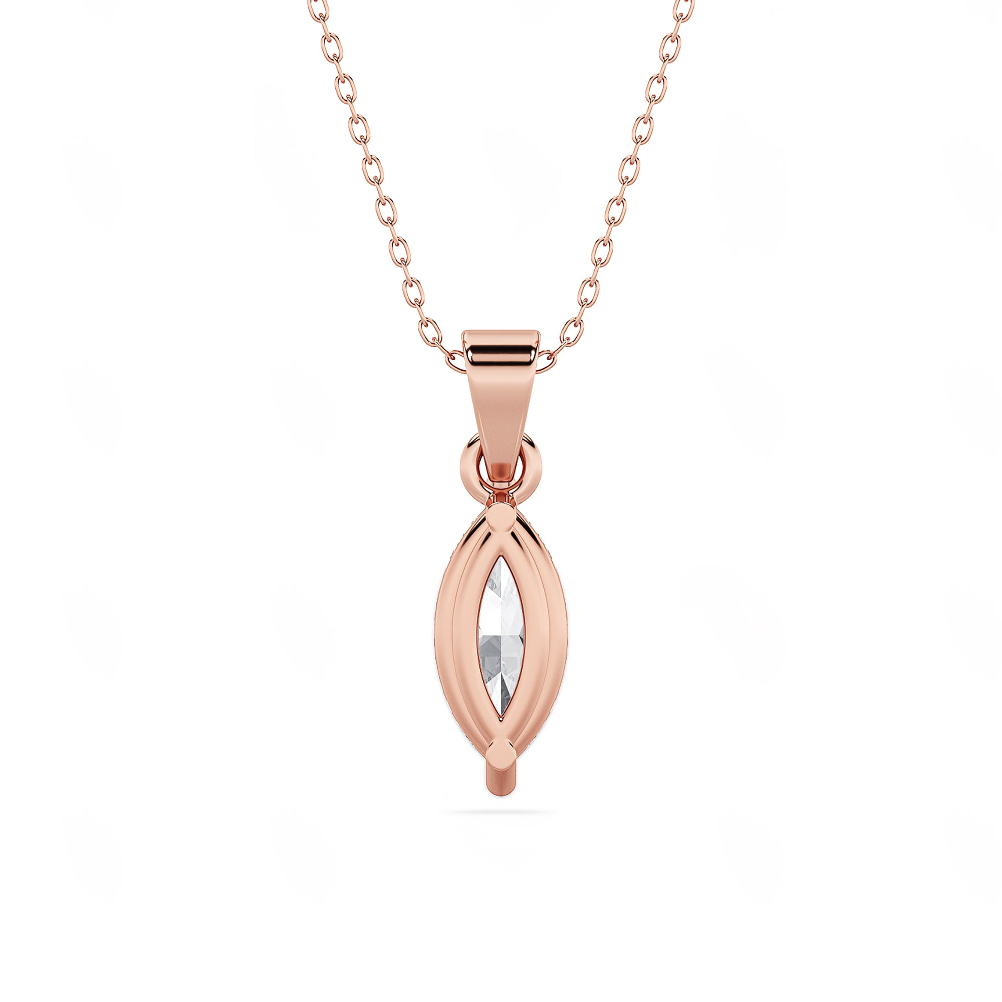 Marquise Solitaire Pendant