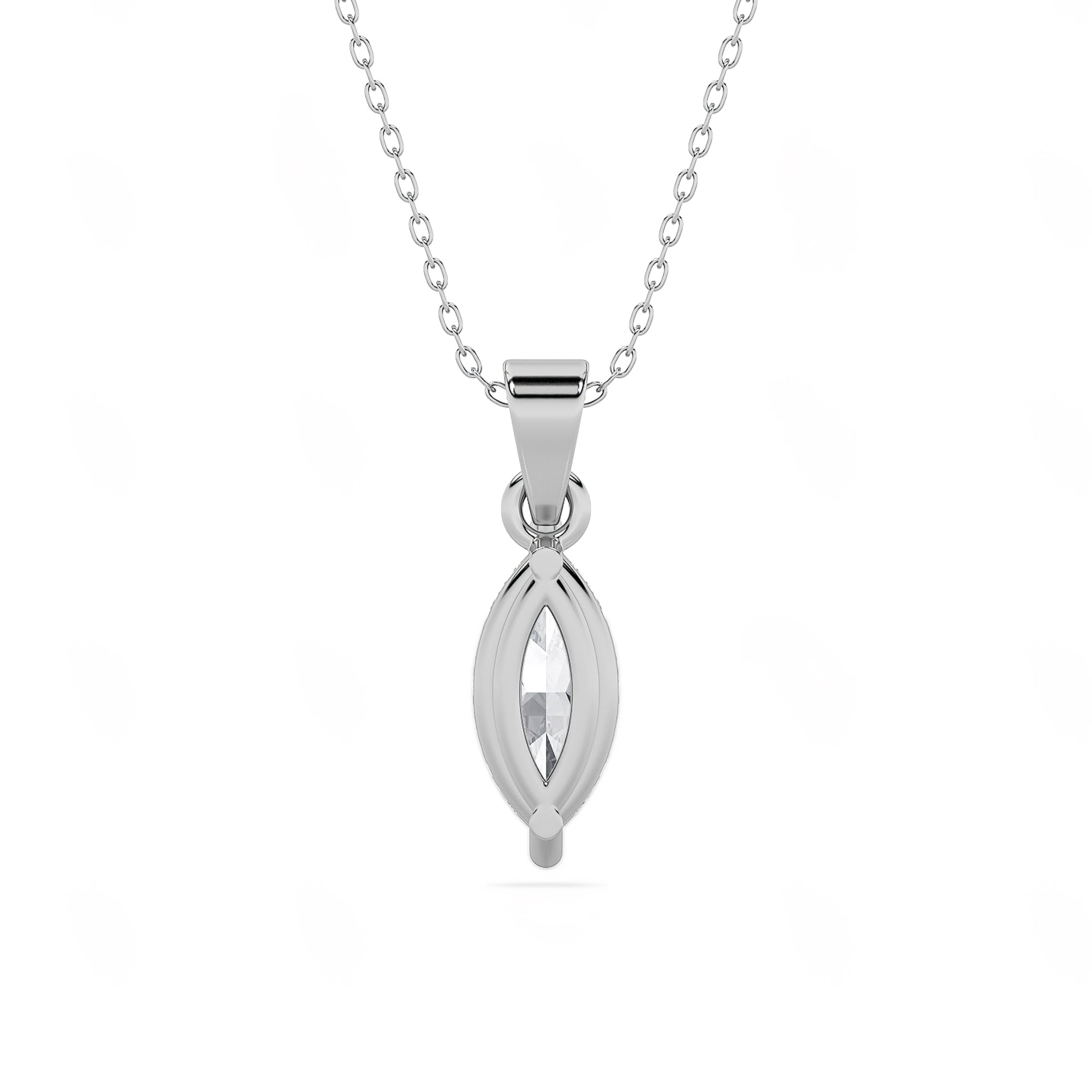 Marquise Solitaire Pendant