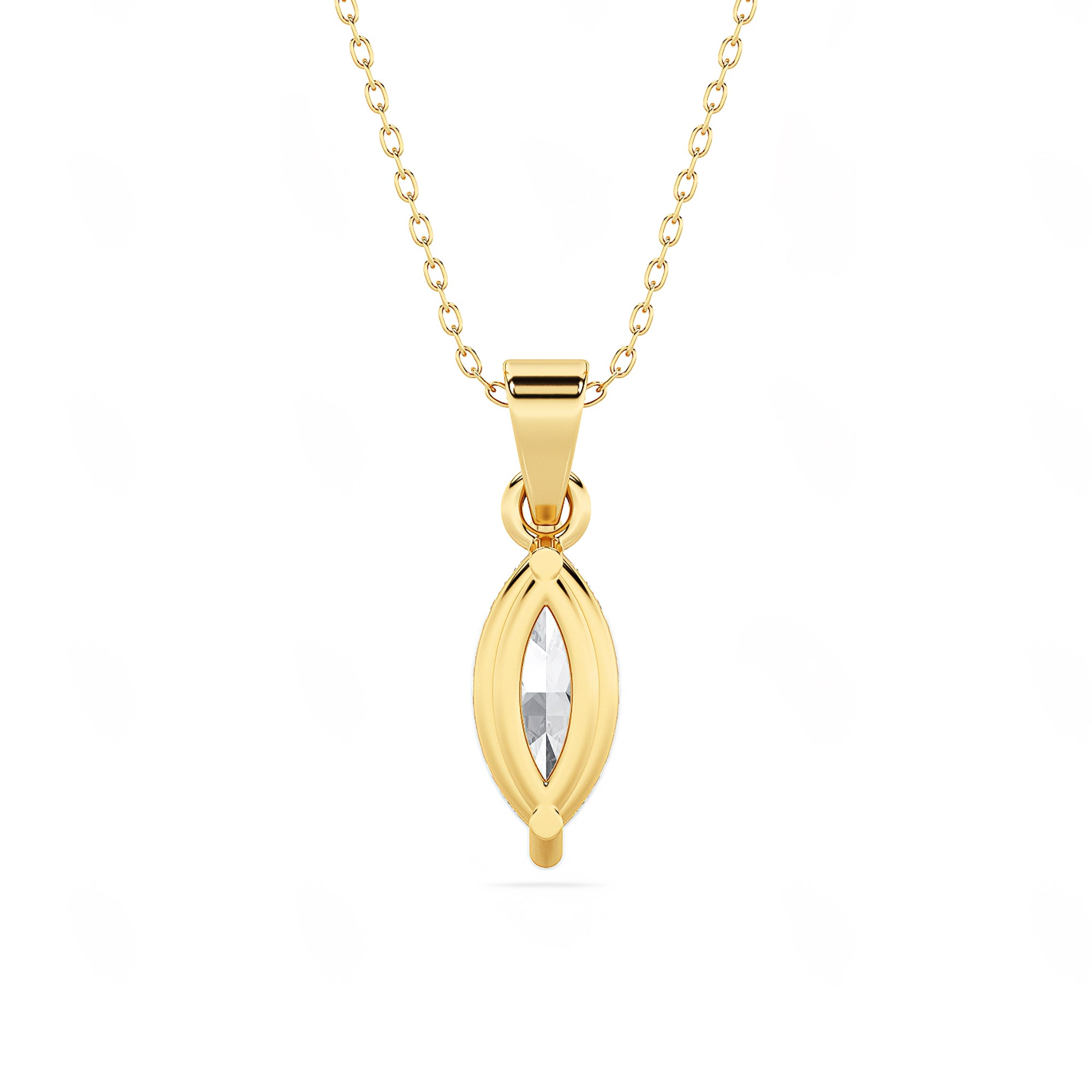 Marquise Solitaire Pendant