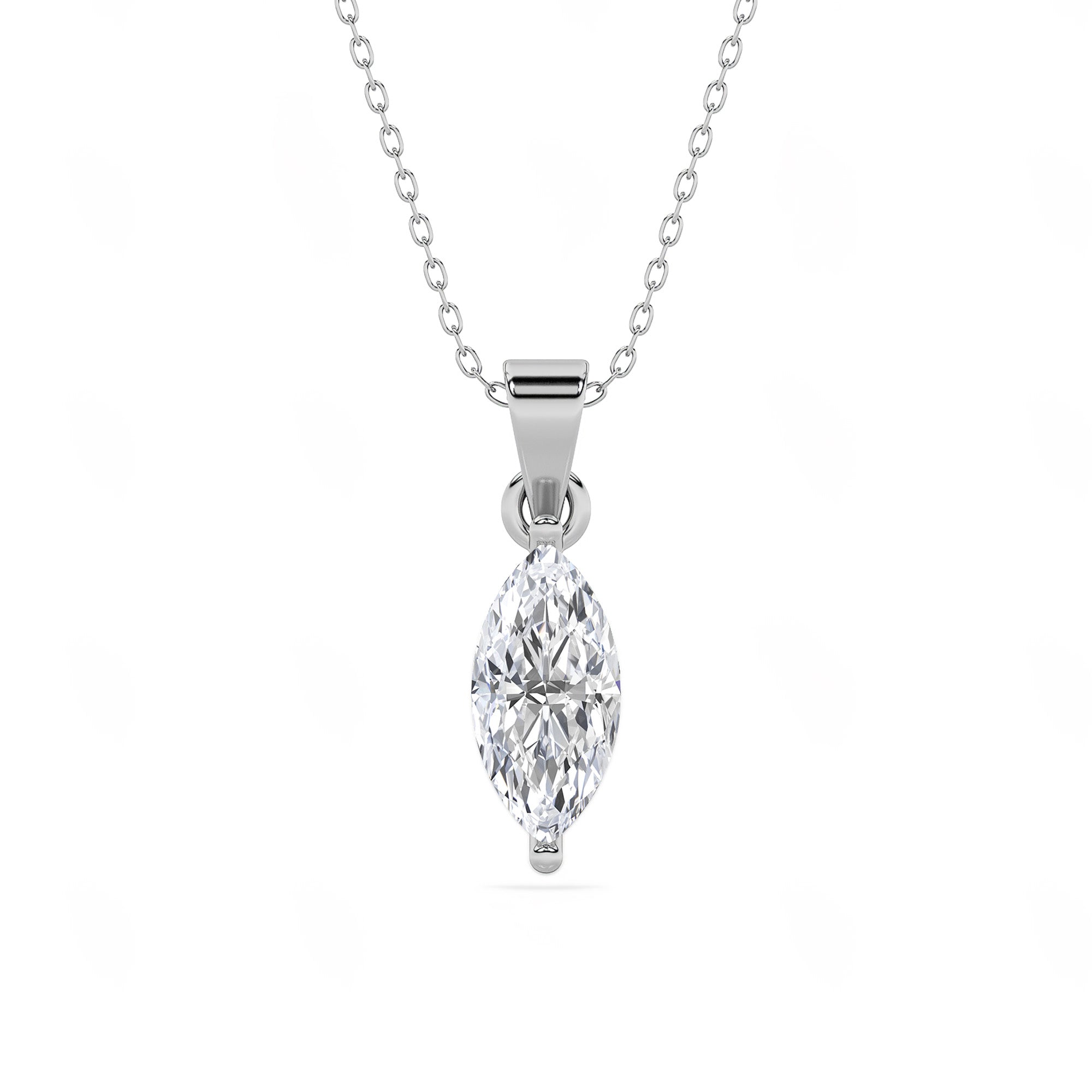 Marquise Solitaire Pendant