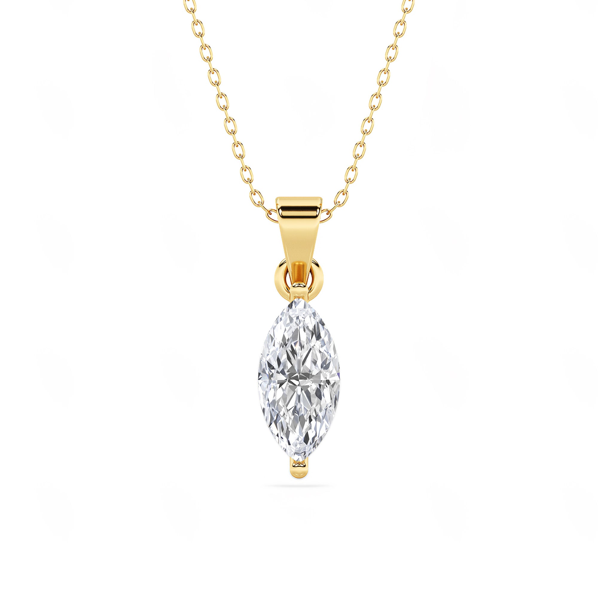 Marquise Solitaire Pendant