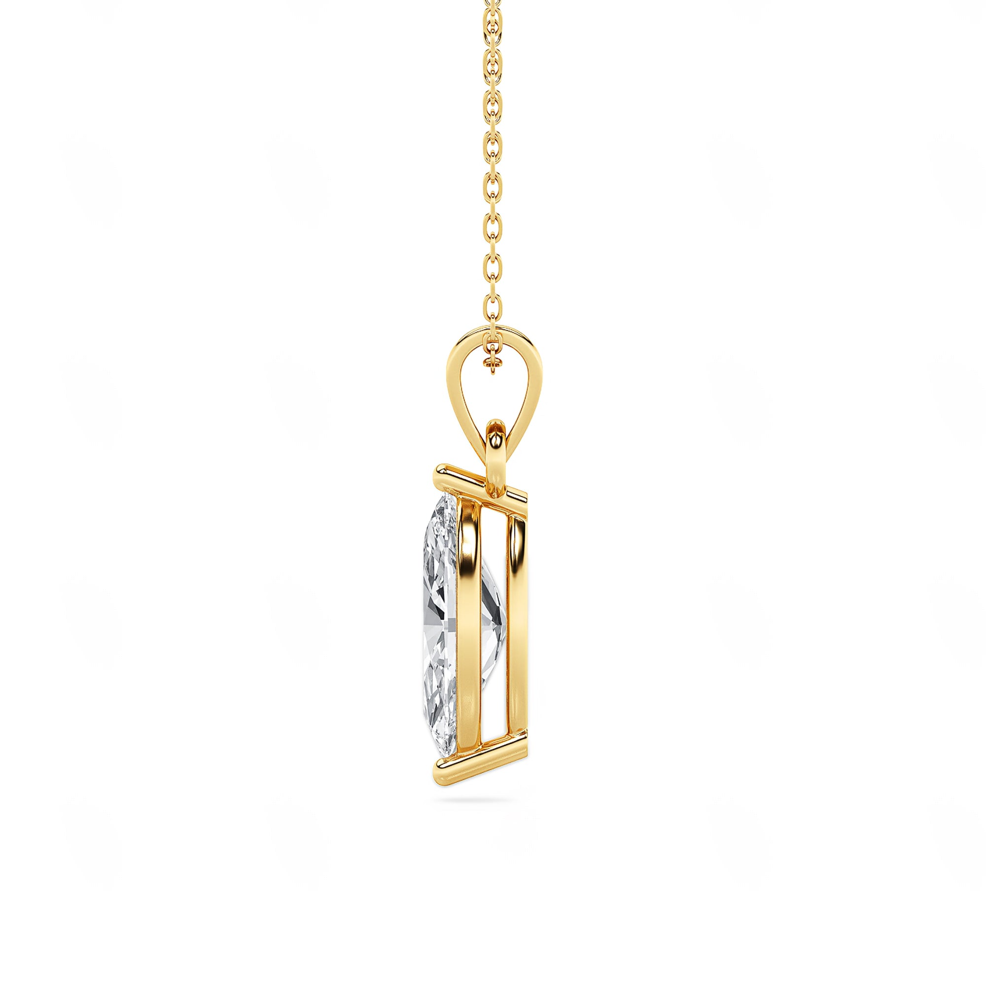 Marquise Solitaire Pendant