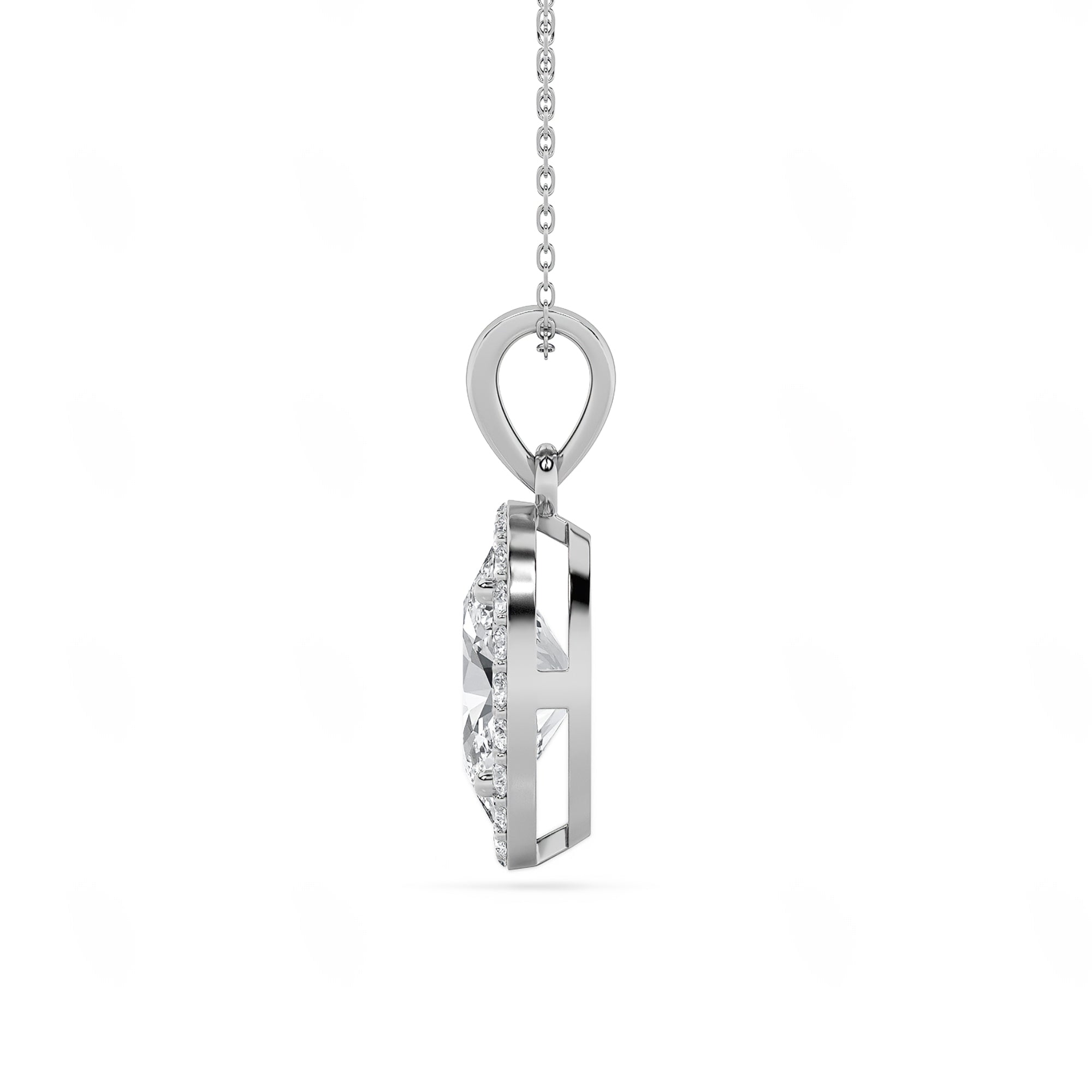 The Halo Oval Pendant