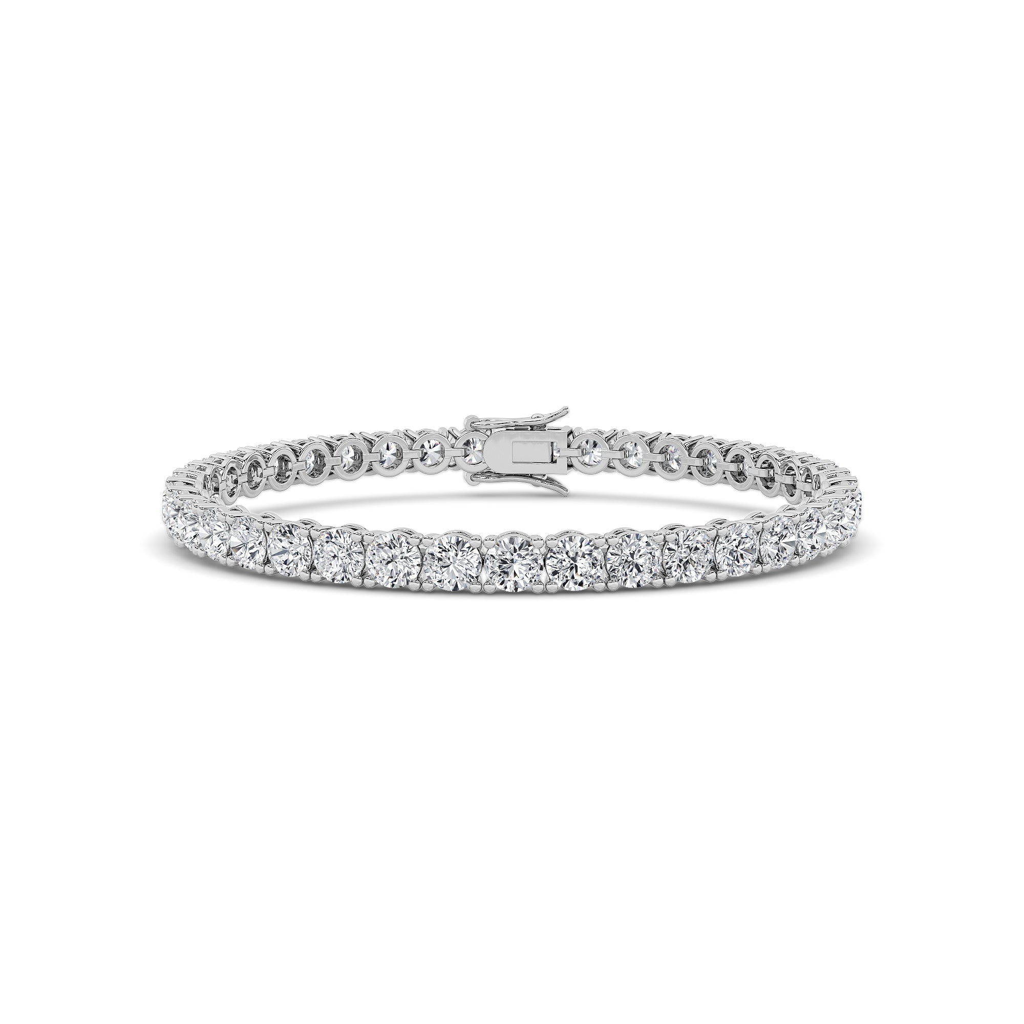 Round Cut Tennis Bracelet