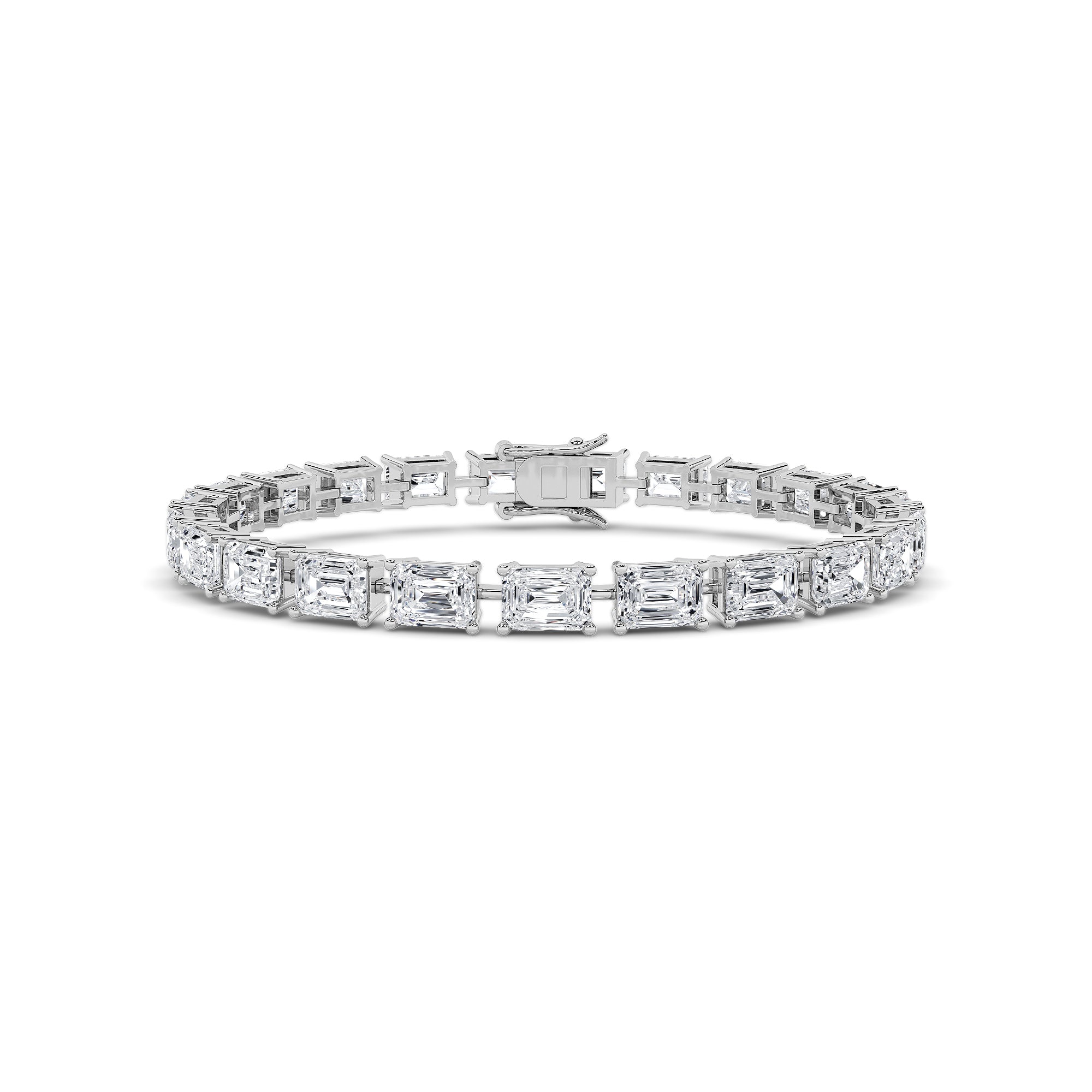 Emerald Cut Tennis Bracelet