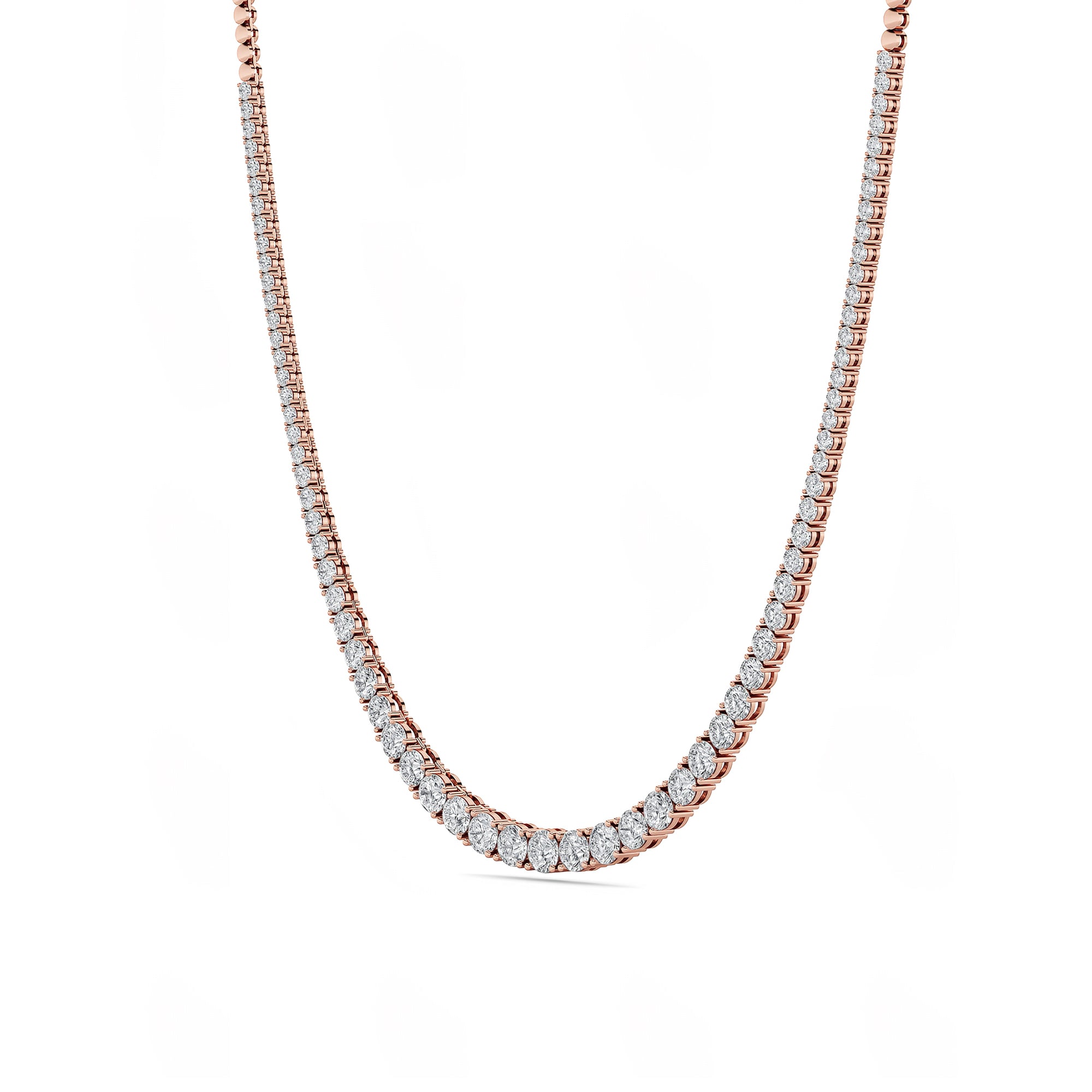 The Cascading Tennis Necklace