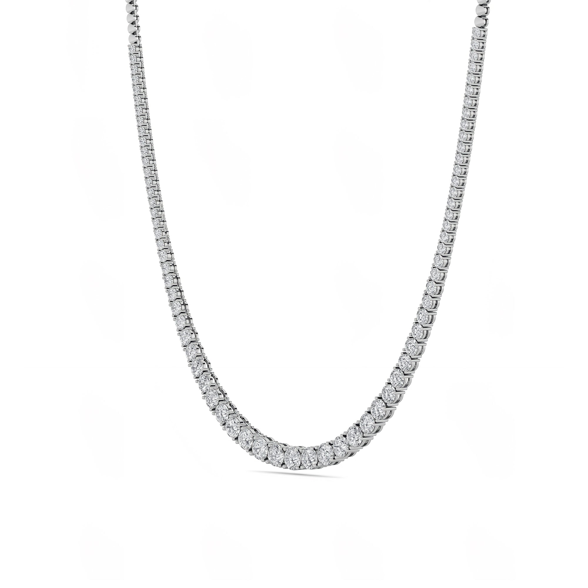 The Cascading Tennis Necklace