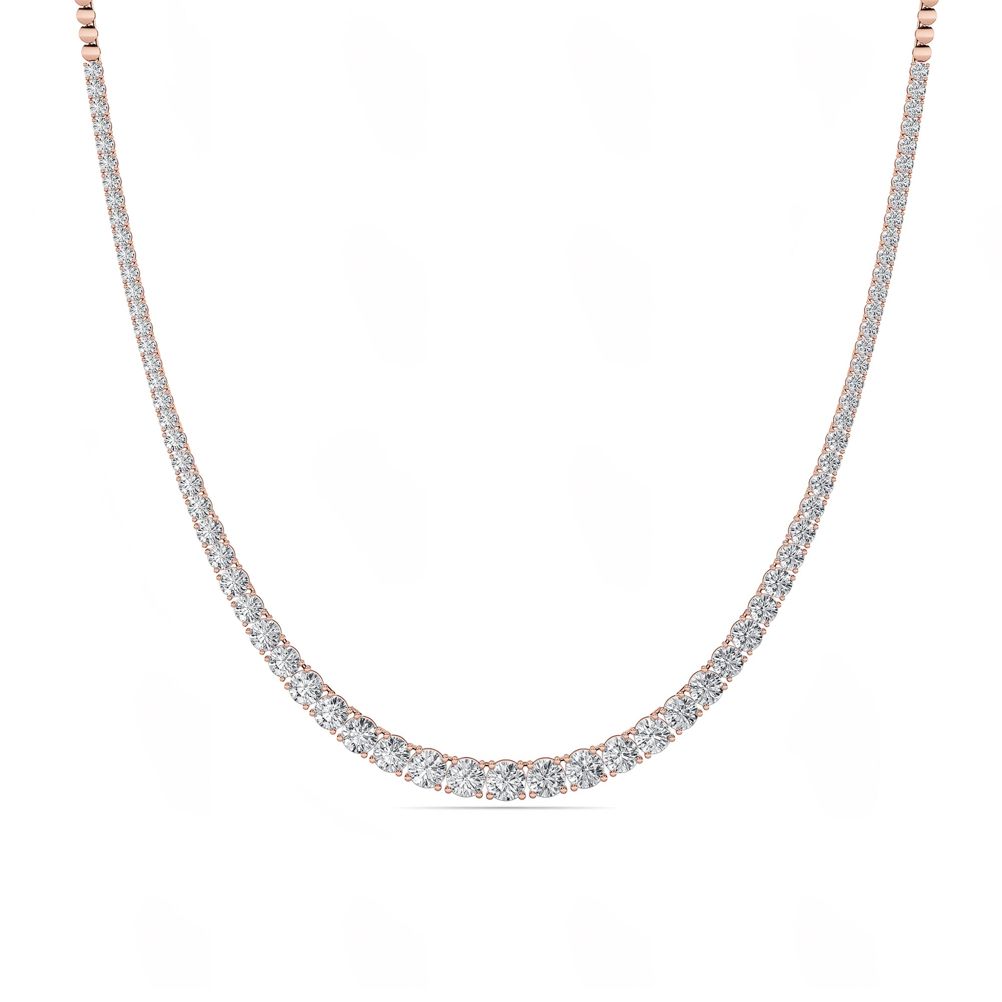 The Cascading Tennis Necklace