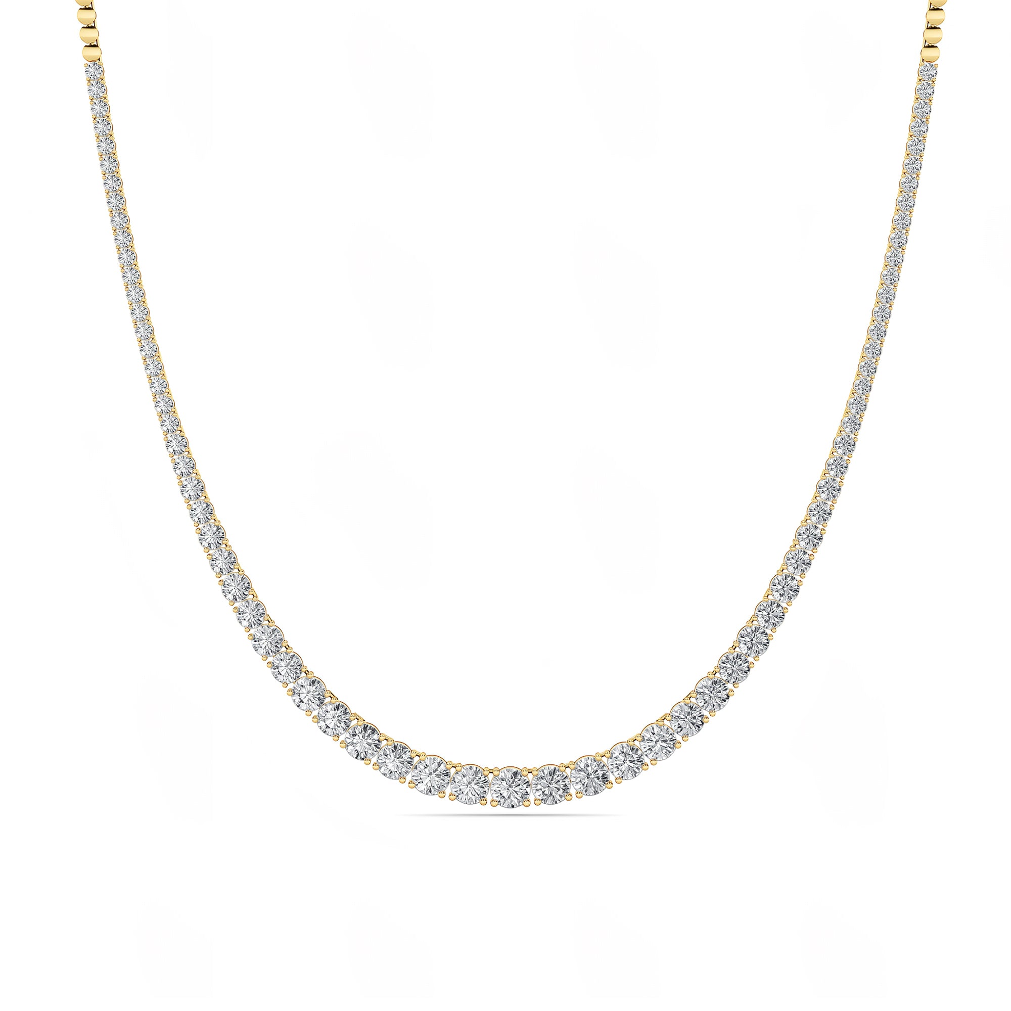 The Cascading Tennis Necklace