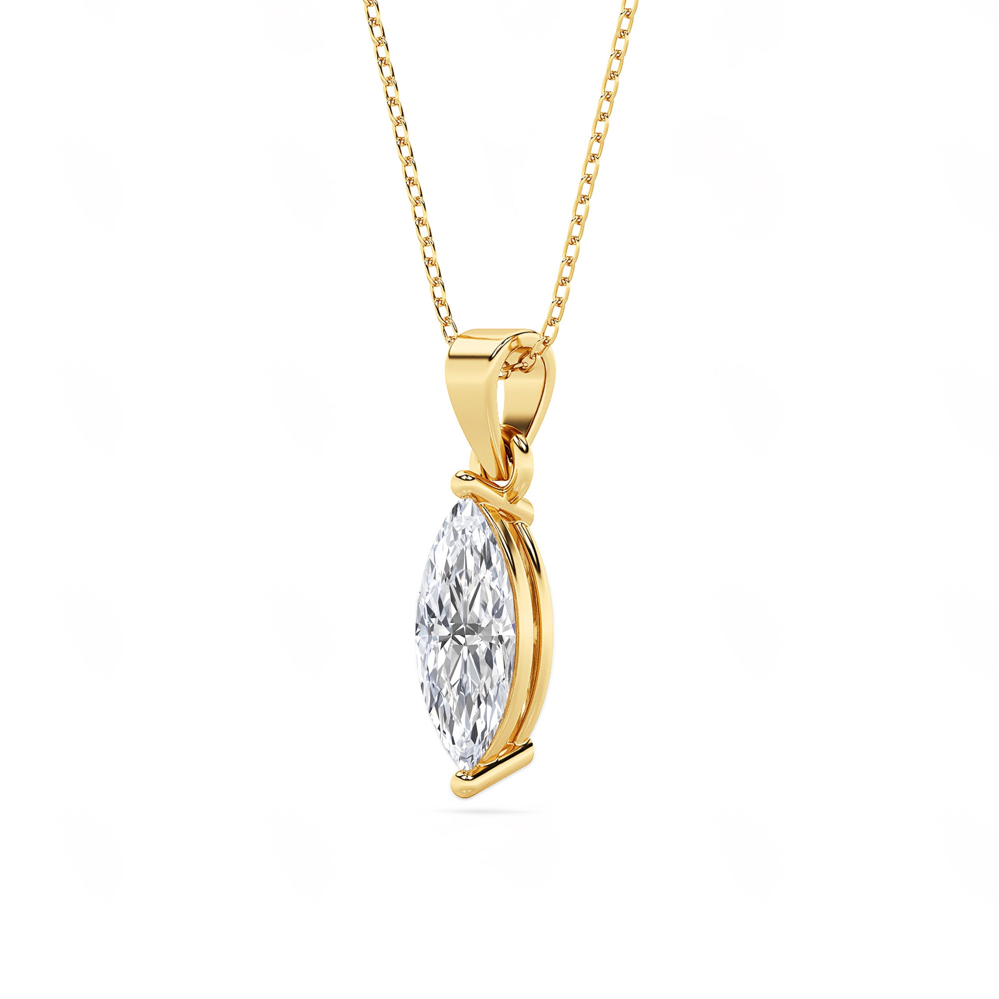 Marquise Solitaire Pendant