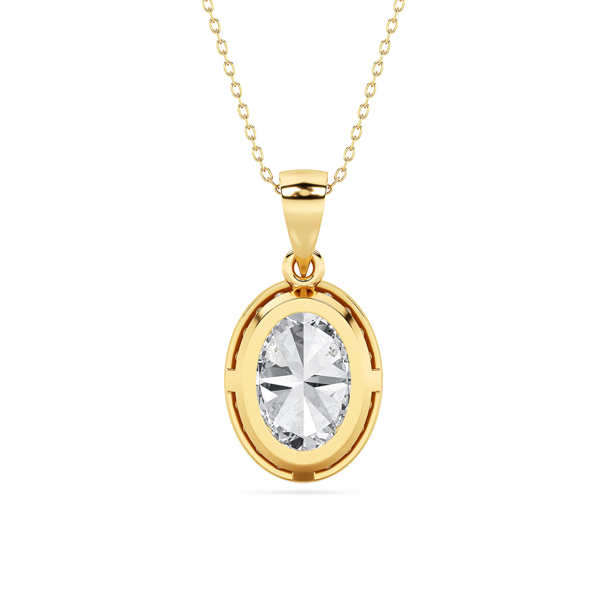 The Halo Oval Pendant