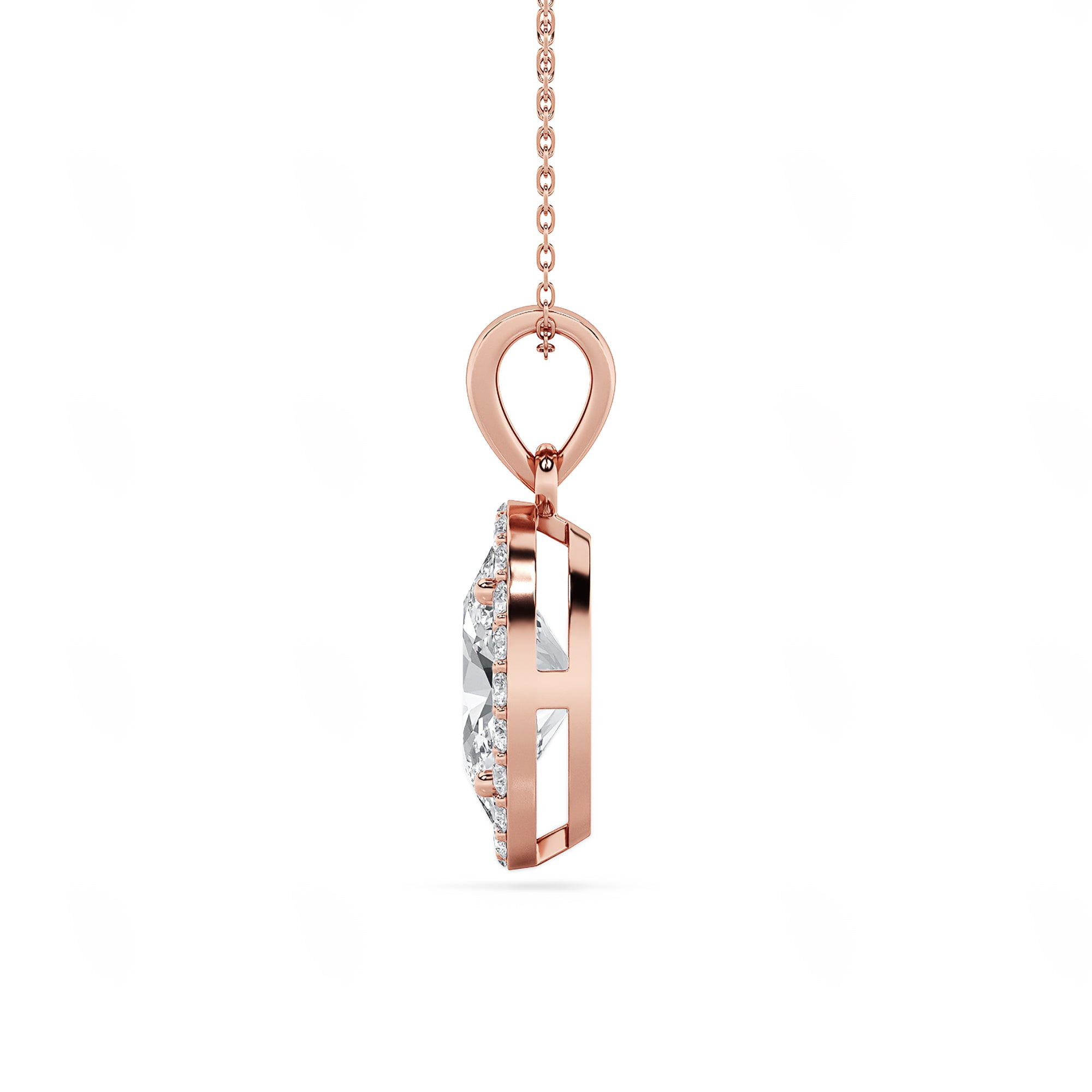 The Halo Oval Pendant