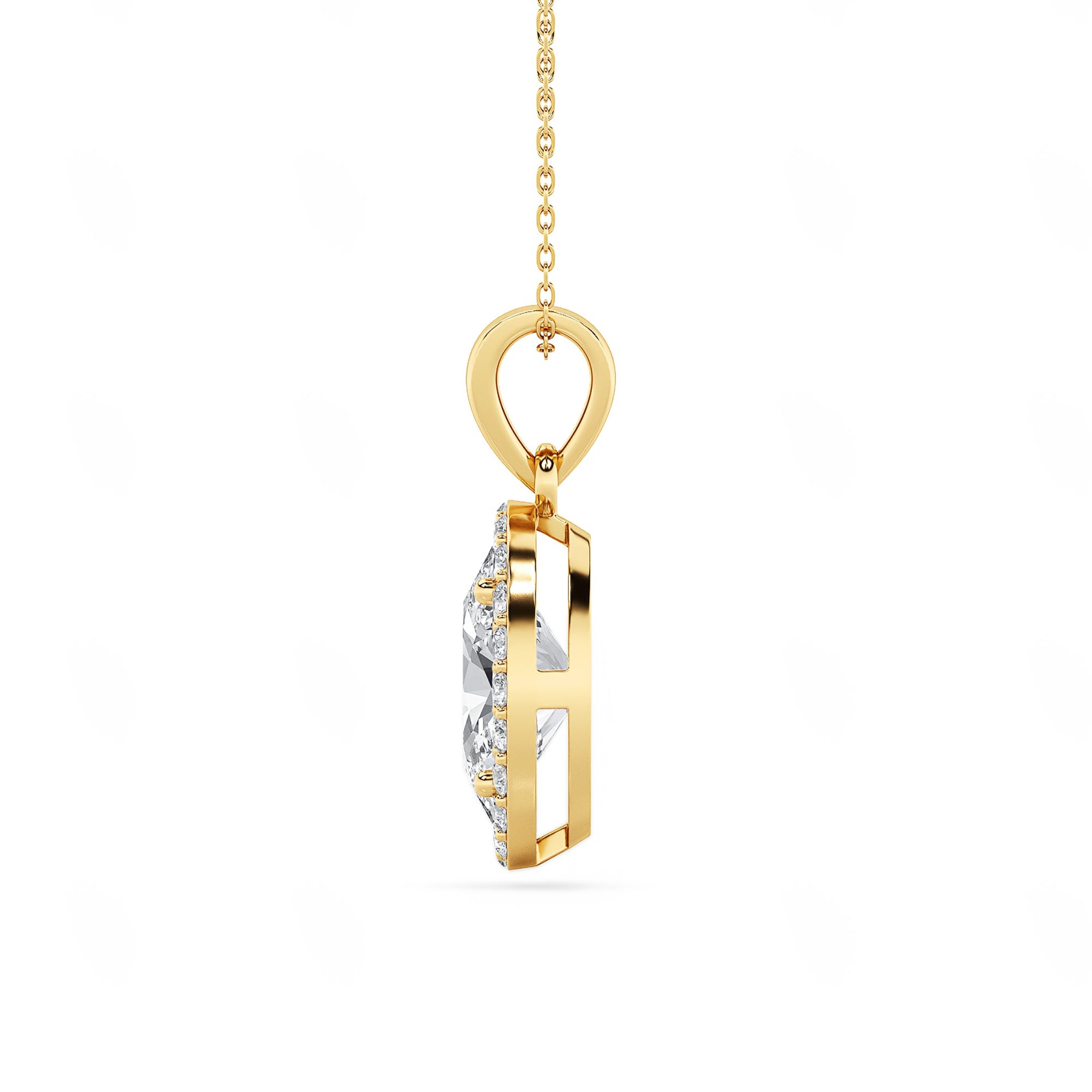 The Halo Oval Pendant