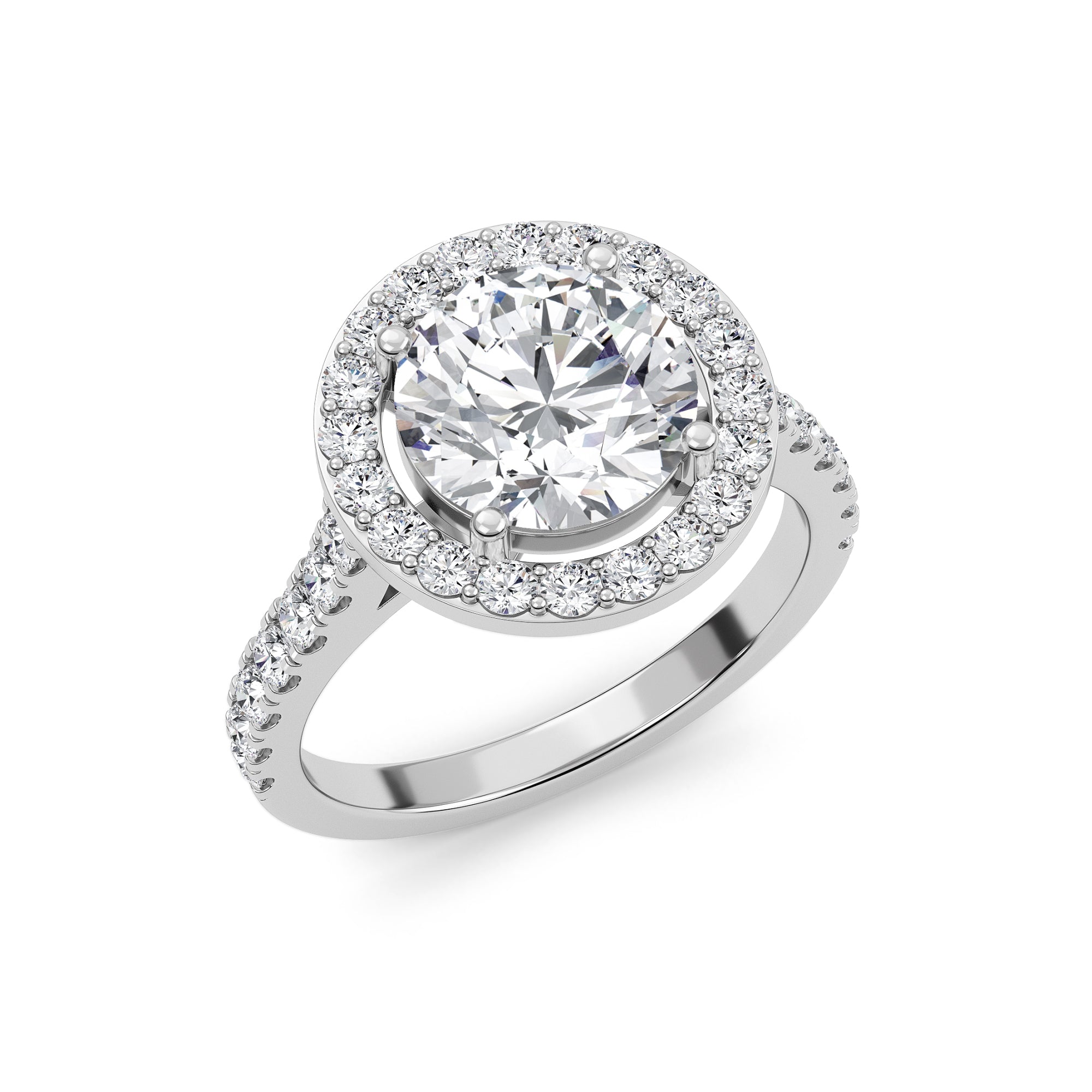 The Halo Engagement Ring