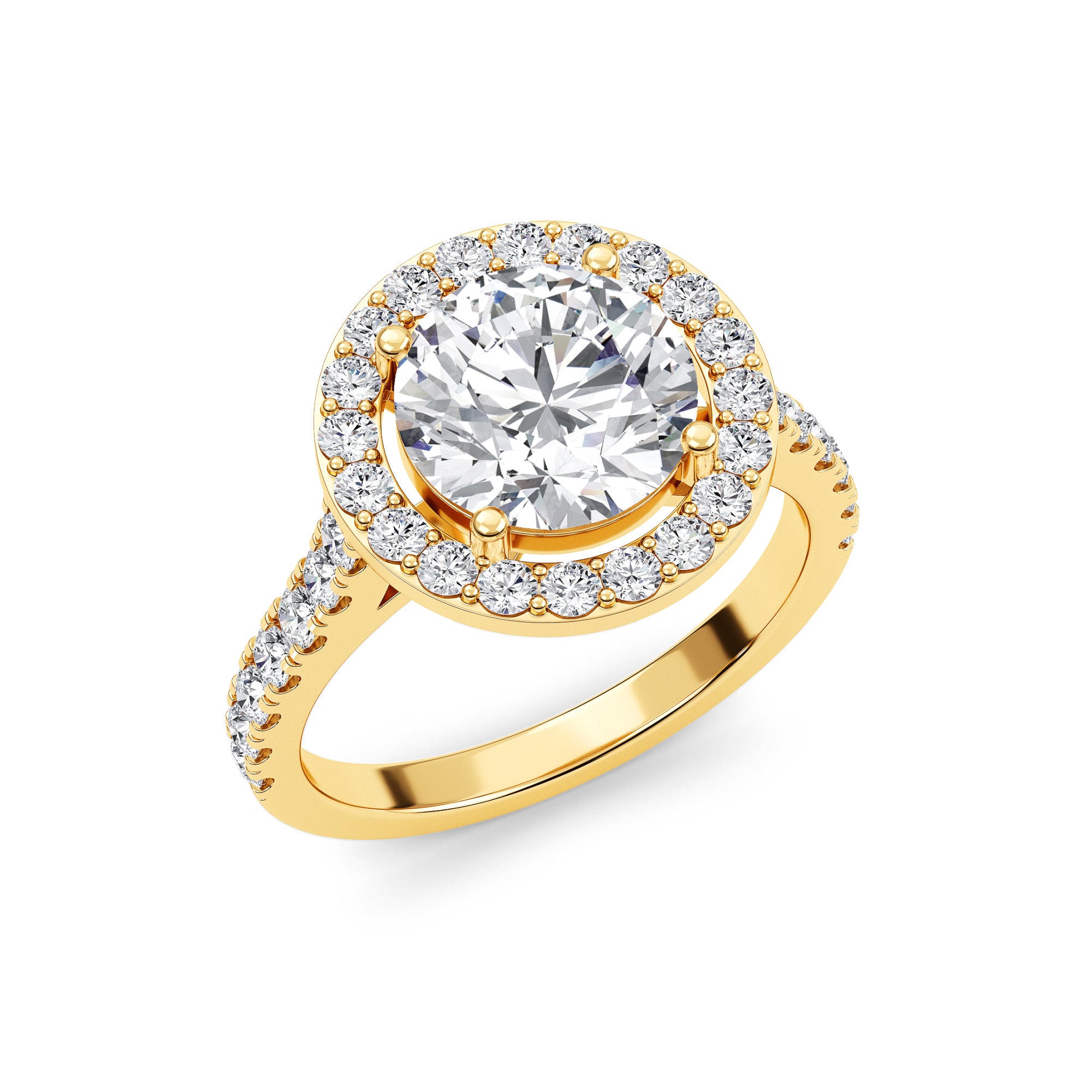 The Halo Engagement Ring