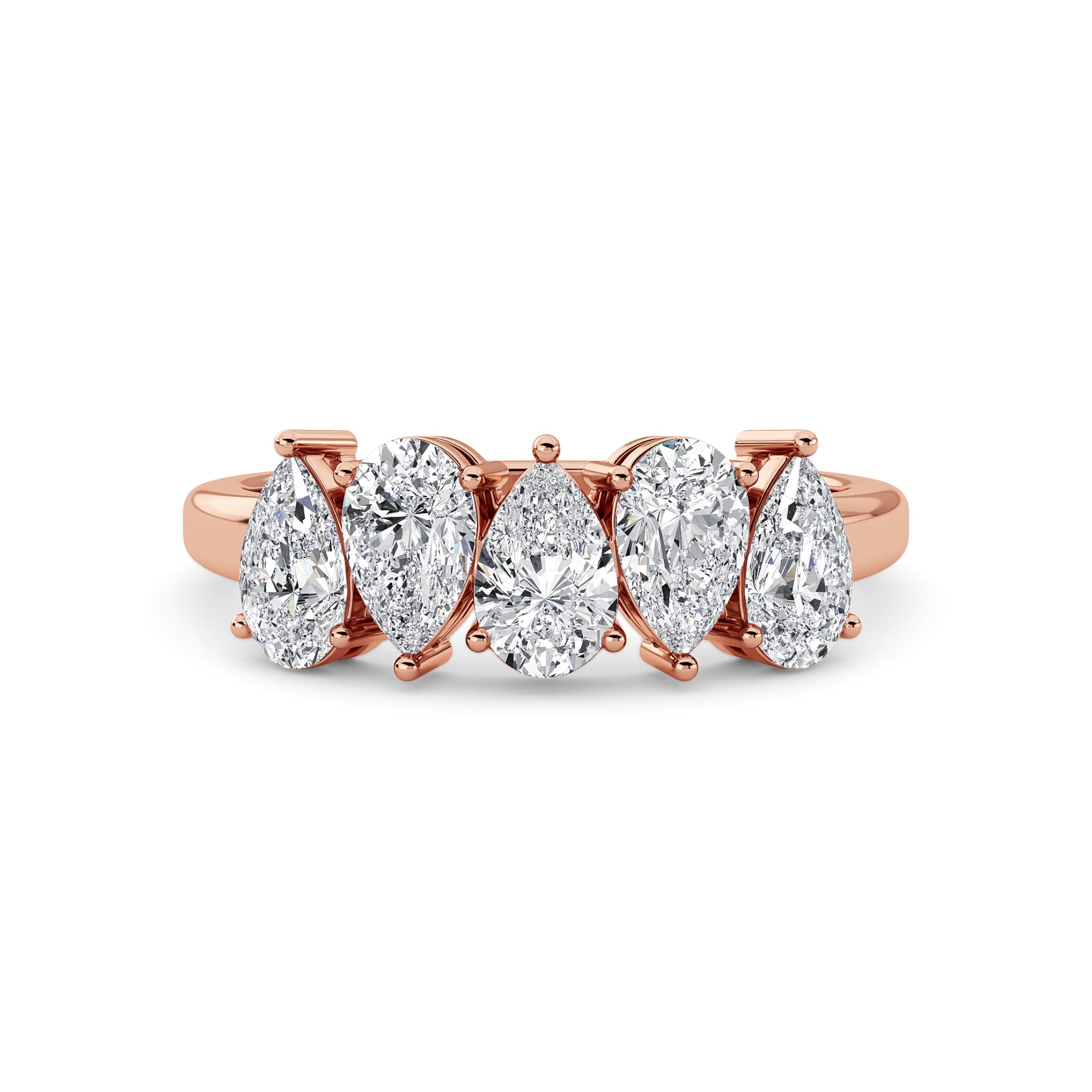 Pear Crown Ring