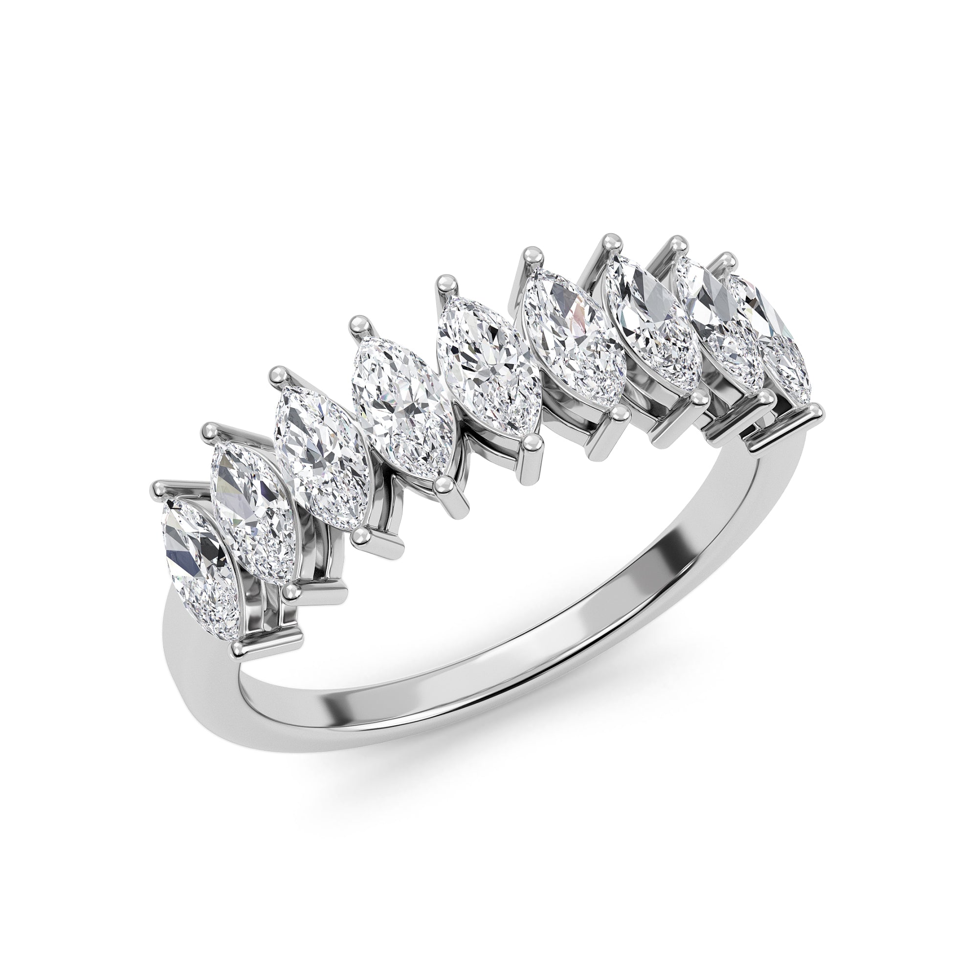 Marquise Crown Ring