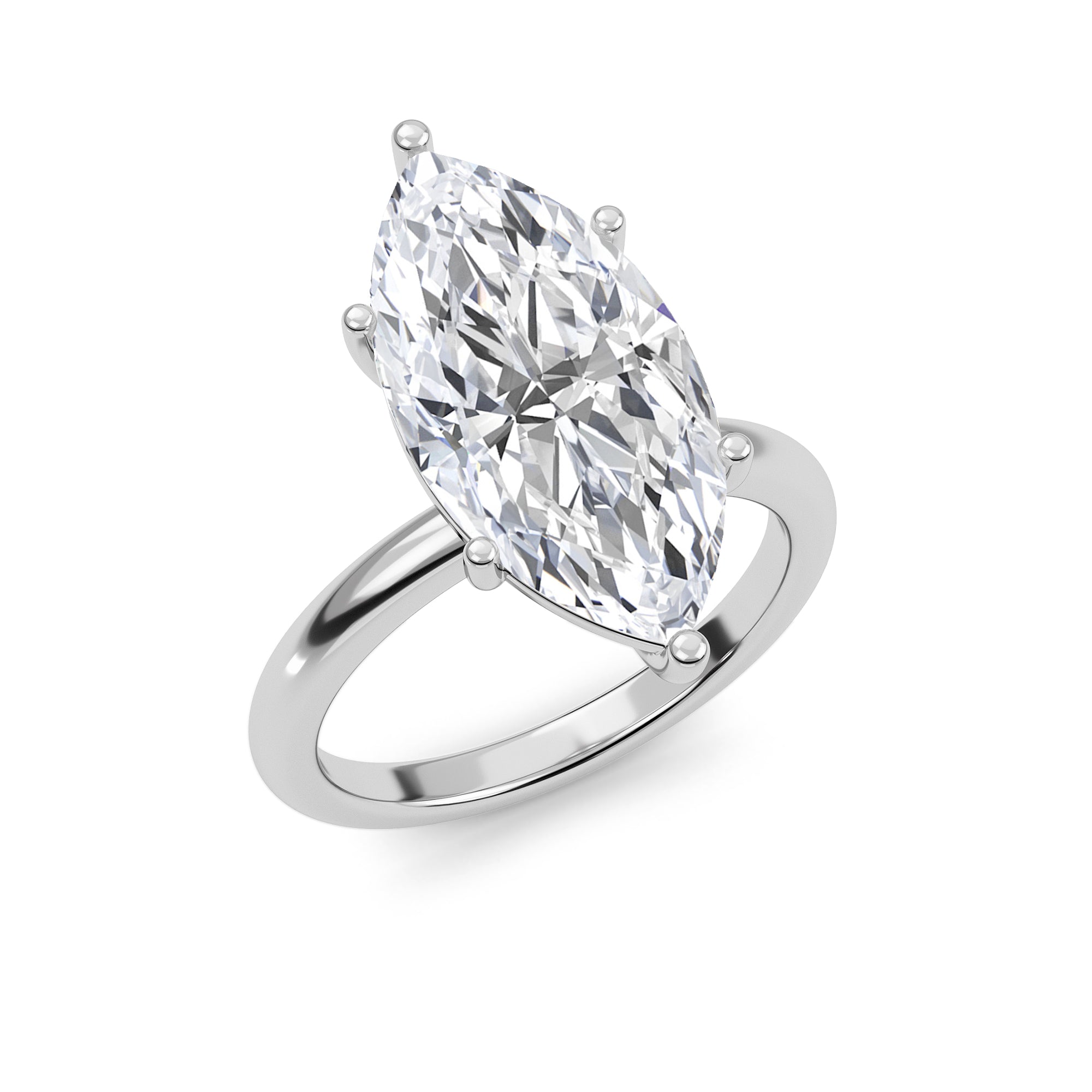 Marquise Solitaire Ring