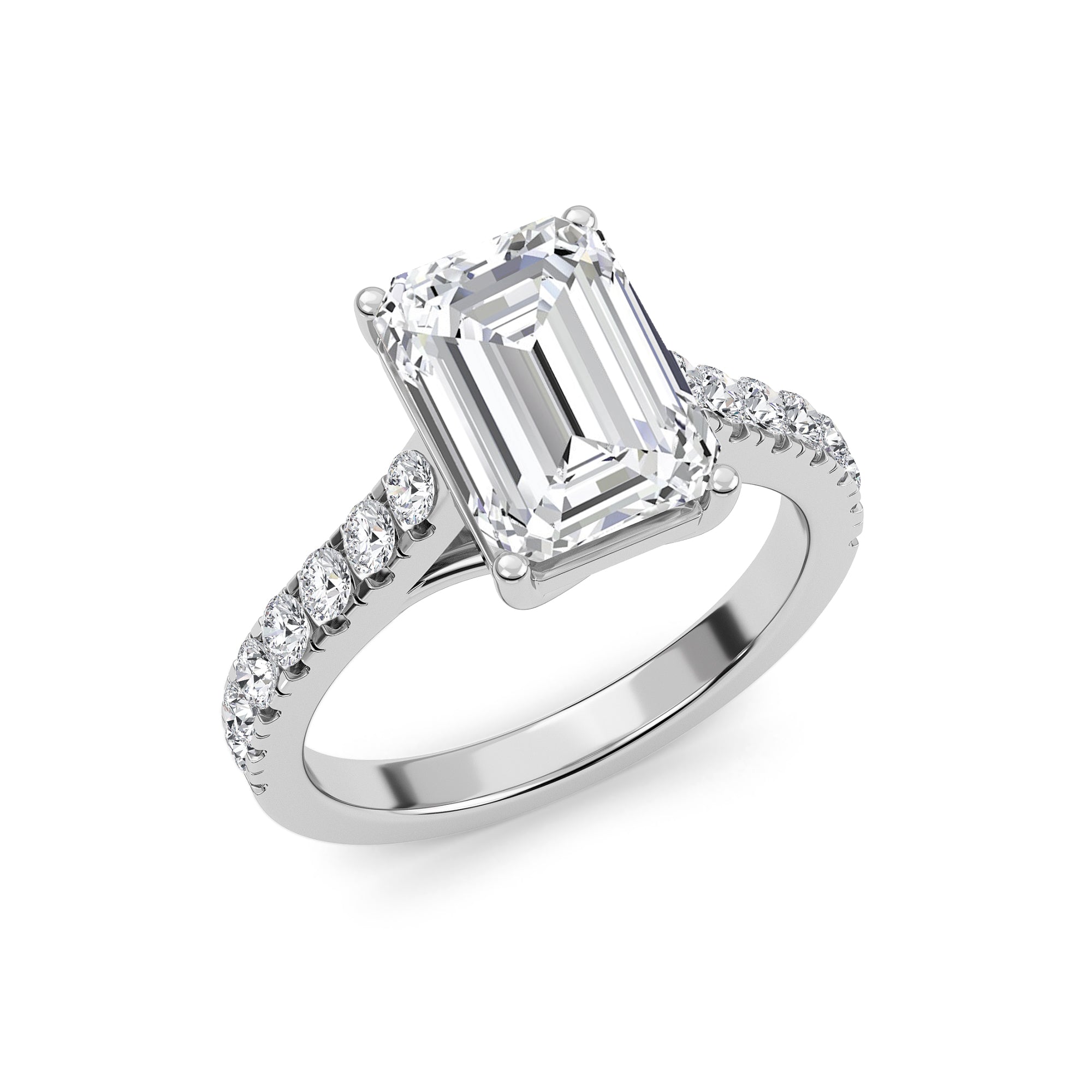 Emerald Solitaire Ring
